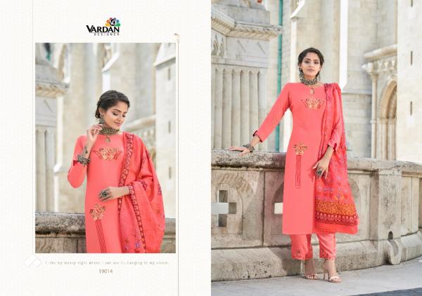 Vardan Meera 2 Festive Wear Rayon Embroidery Designer Readymade suit